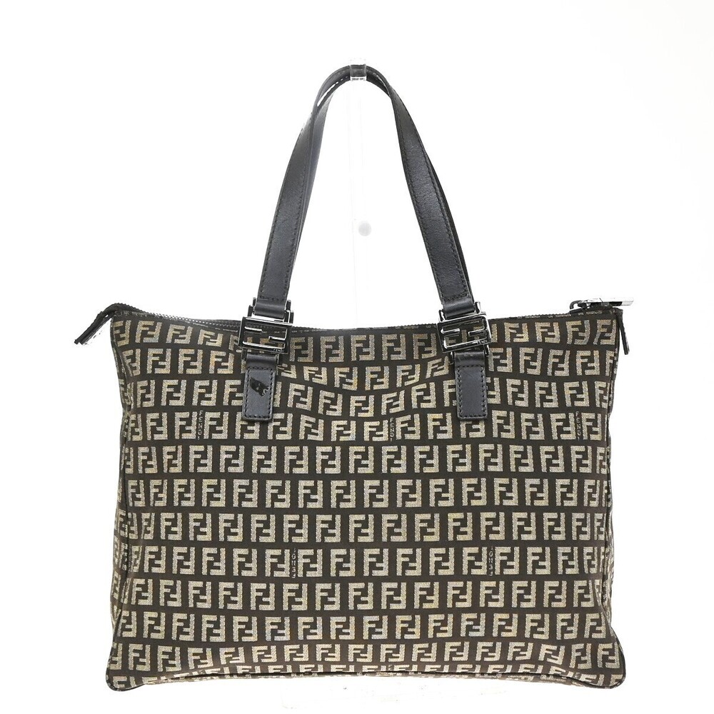 Fendi Shoulder Zucchino Canvas Medium